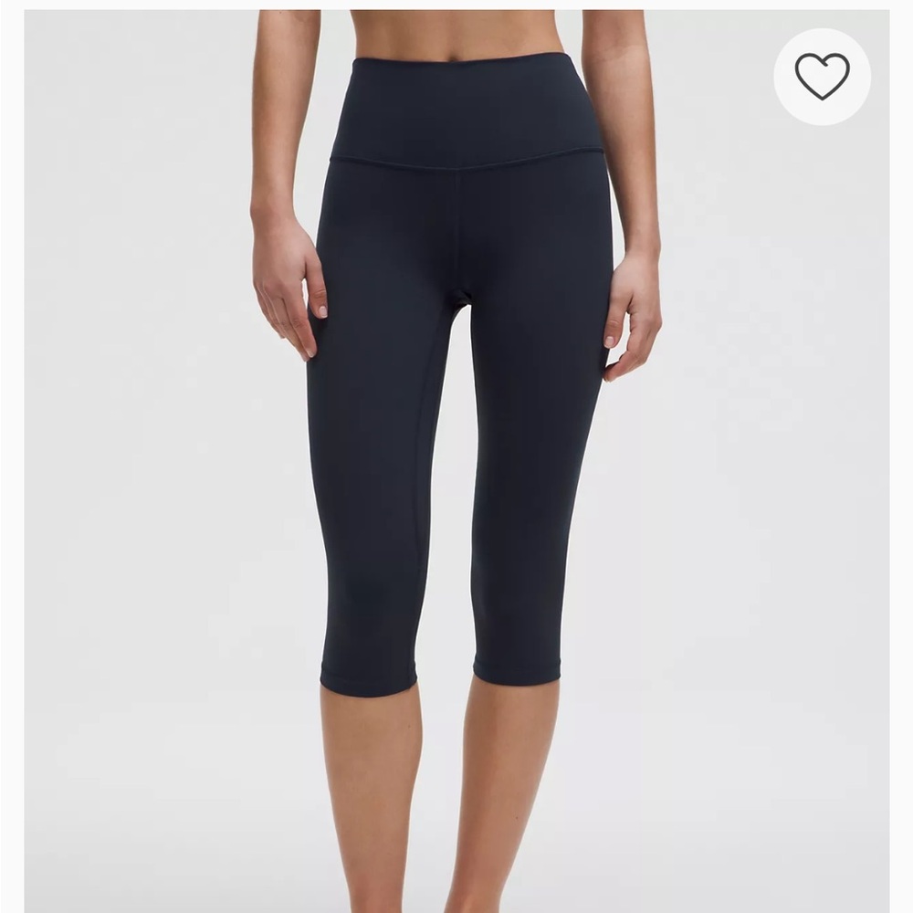 Lululemon Align High-Waisted Crop Leggings- Navy